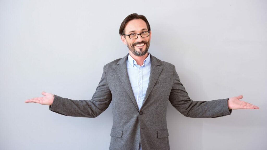 entrepreneur confiant